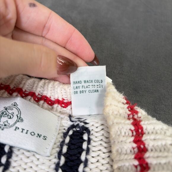 Vintage Design Options Baseball Themed Sweater Vest Medium Grannycore Charity - Picture 16 of 16